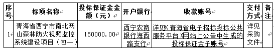 青海省西宁市防火视频监控项目招标公告