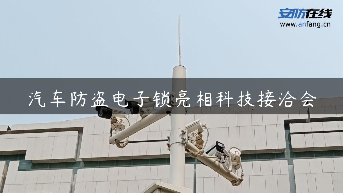 汽车防盗电子锁亮相科技接洽会