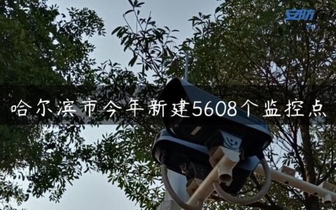 哈尔滨市今年新建5608个监控点