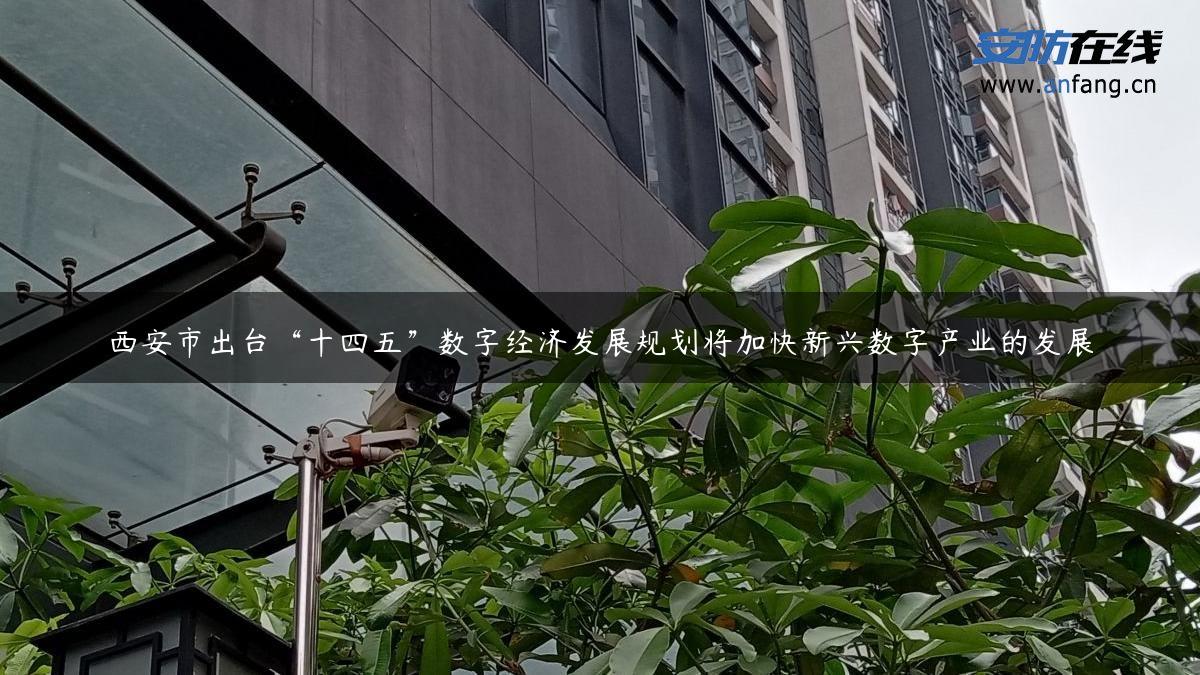 西安市出台“十四五”数字经济发展规划将加快新兴数字产业的发展