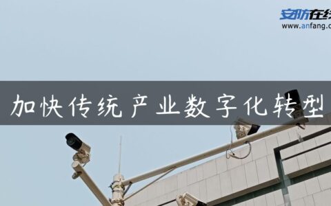 加快传统产业数字化转型