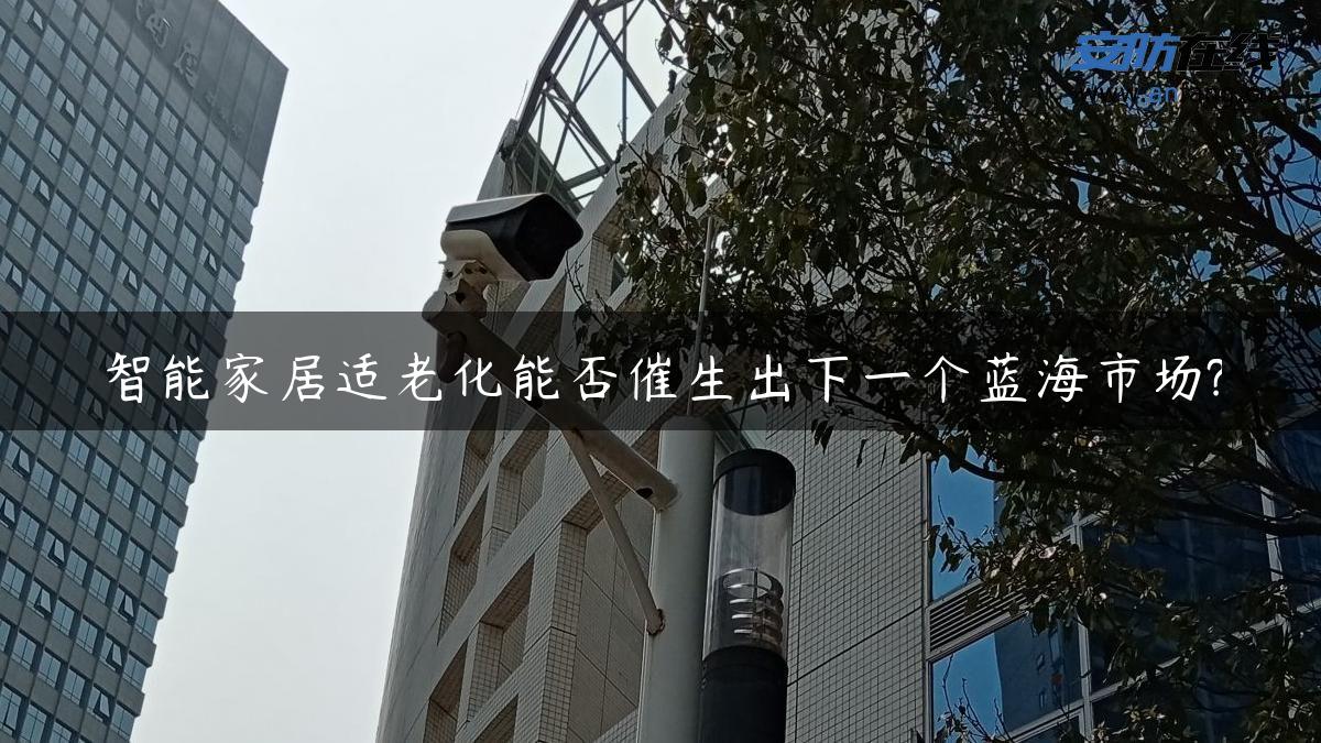 智能家居适老化能否催生出下一个蓝海市场?