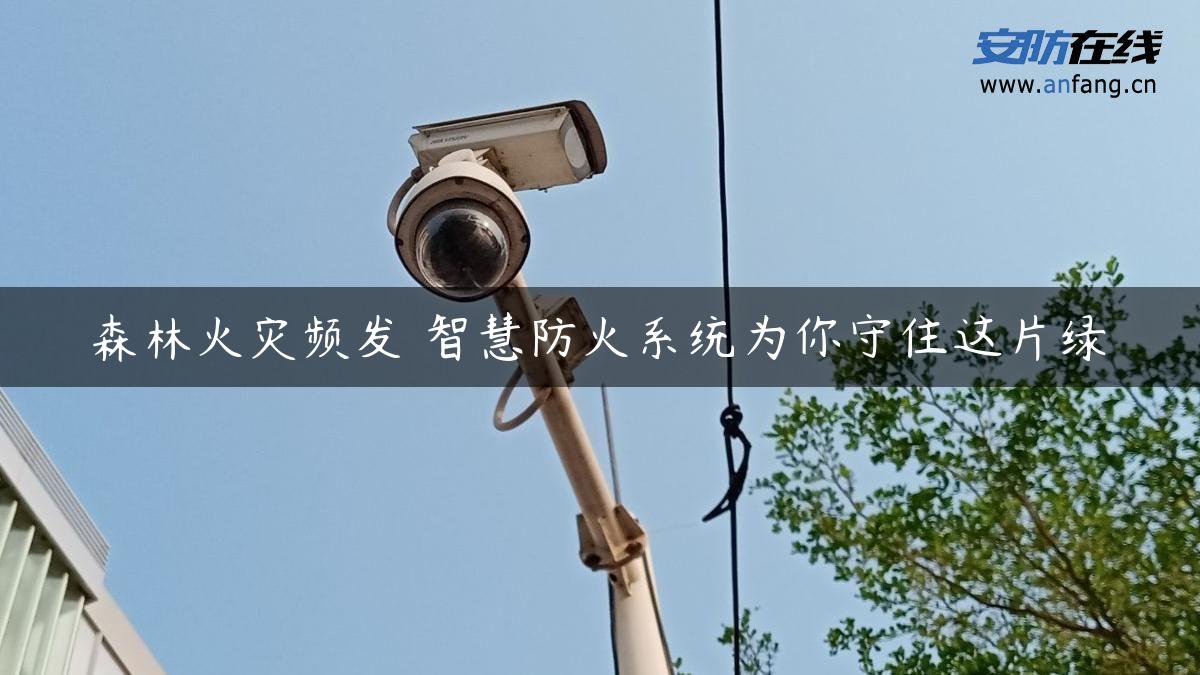 森林火灾频发 智慧防火系统为你守住这片绿