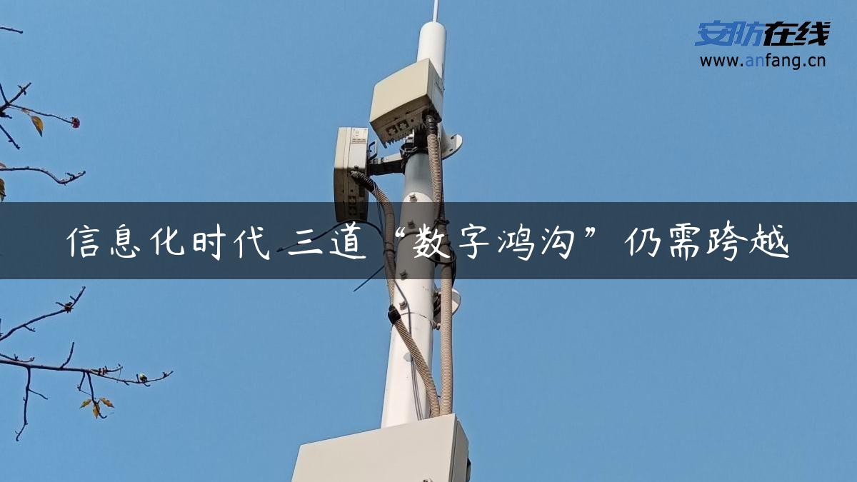 信息化时代 三道“数字鸿沟”仍需跨越