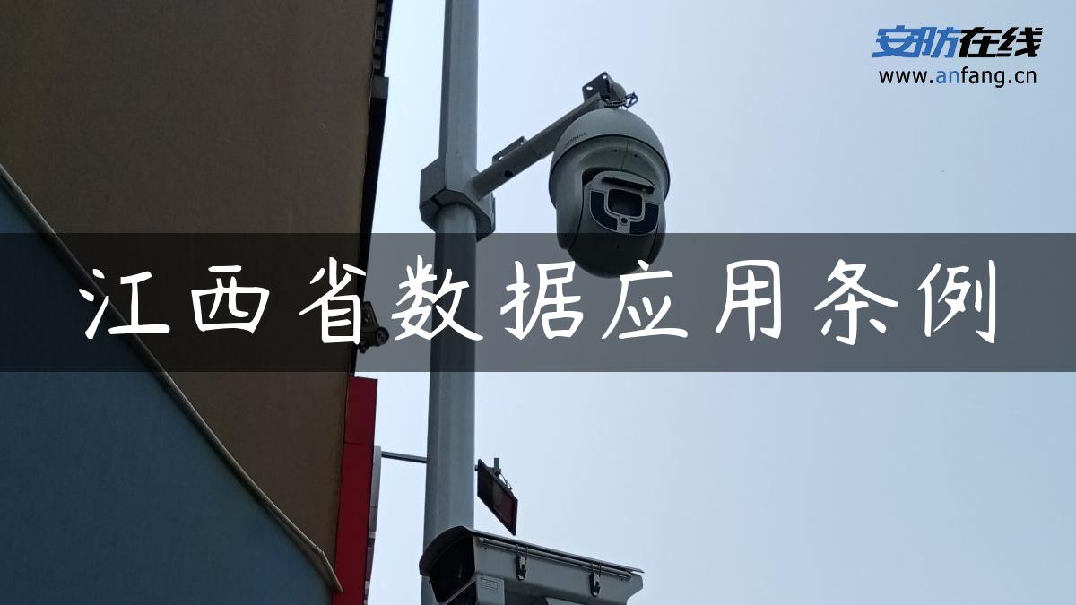 江西省数据应用条例