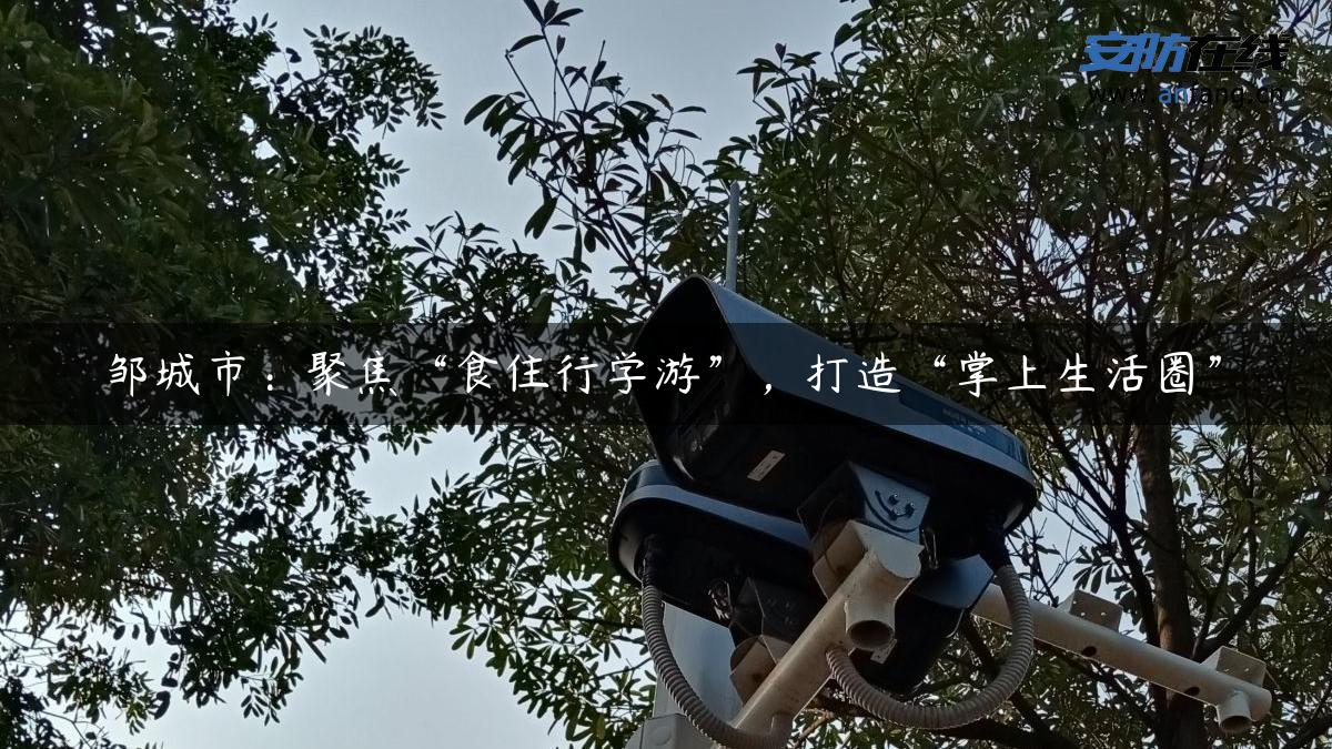 邹城市：聚焦“食住行学游”，打造“掌上生活圈”