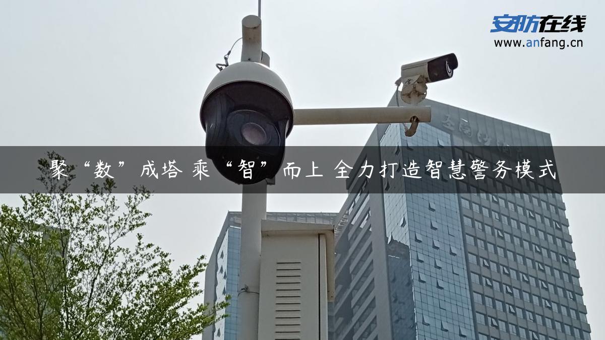 聚“数”成塔 乘“智”而上 全力打造智慧警务模式