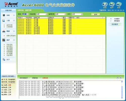 Acrel-6000电气火灾监控在火车站配电系统中的应用