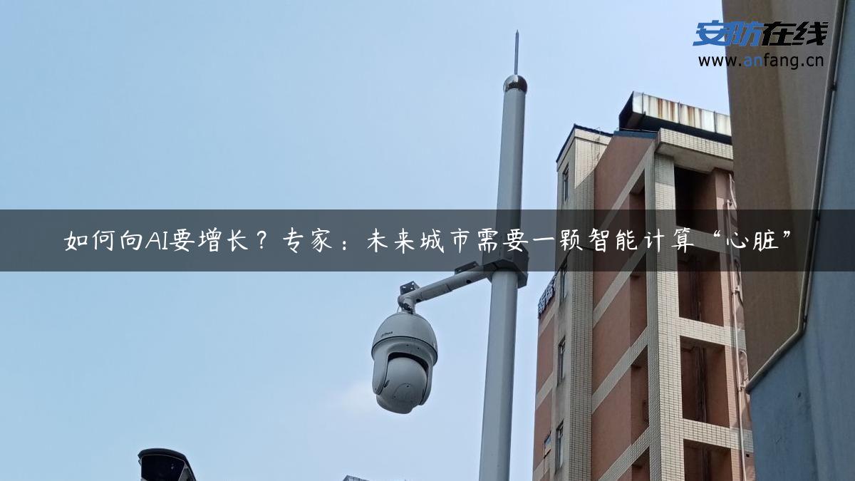 如何向AI要增长？专家：未来城市需要一颗智能计算“心脏”