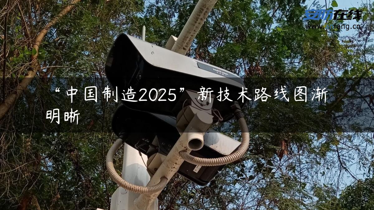 “中国制造2025”新技术路线图渐明晰