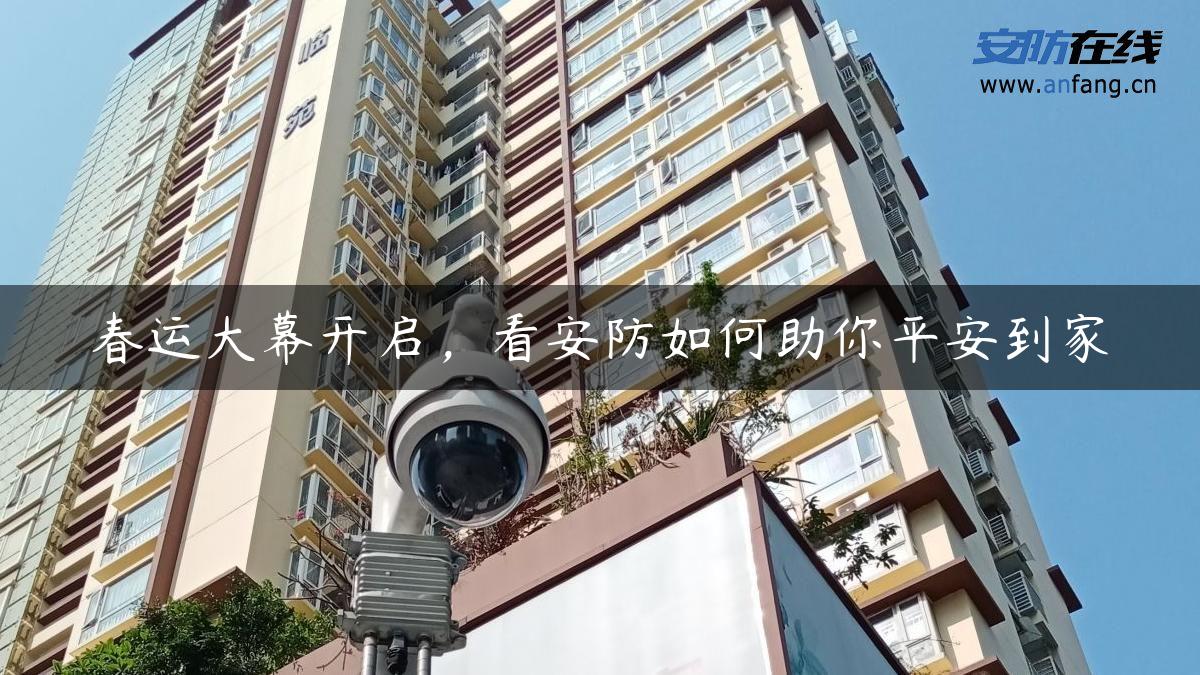 春运大幕开启，看安防如何助你平安到家