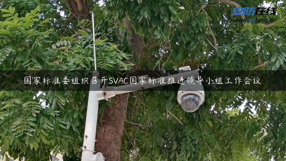 国家标准委组织召开SVAC国家标准推进领导小组工作会议