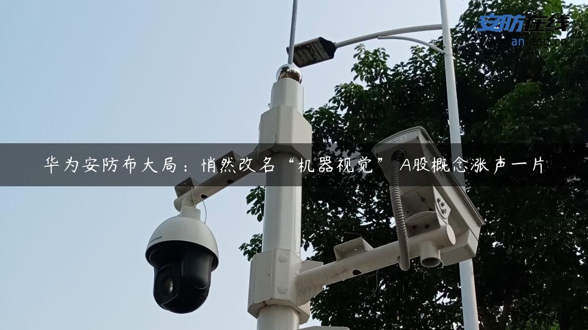 华为安防布大局：悄然改名“机器视觉” A股概念涨声一片