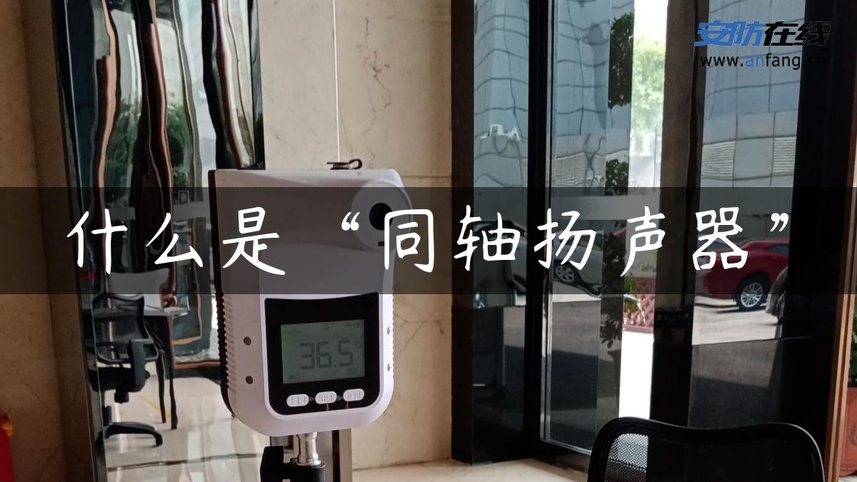 什么是“同轴扬声器”