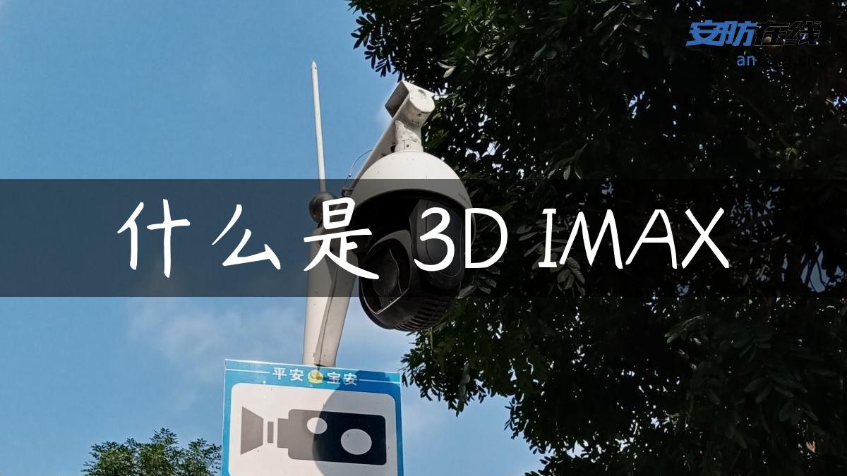 什么是 3D IMAX