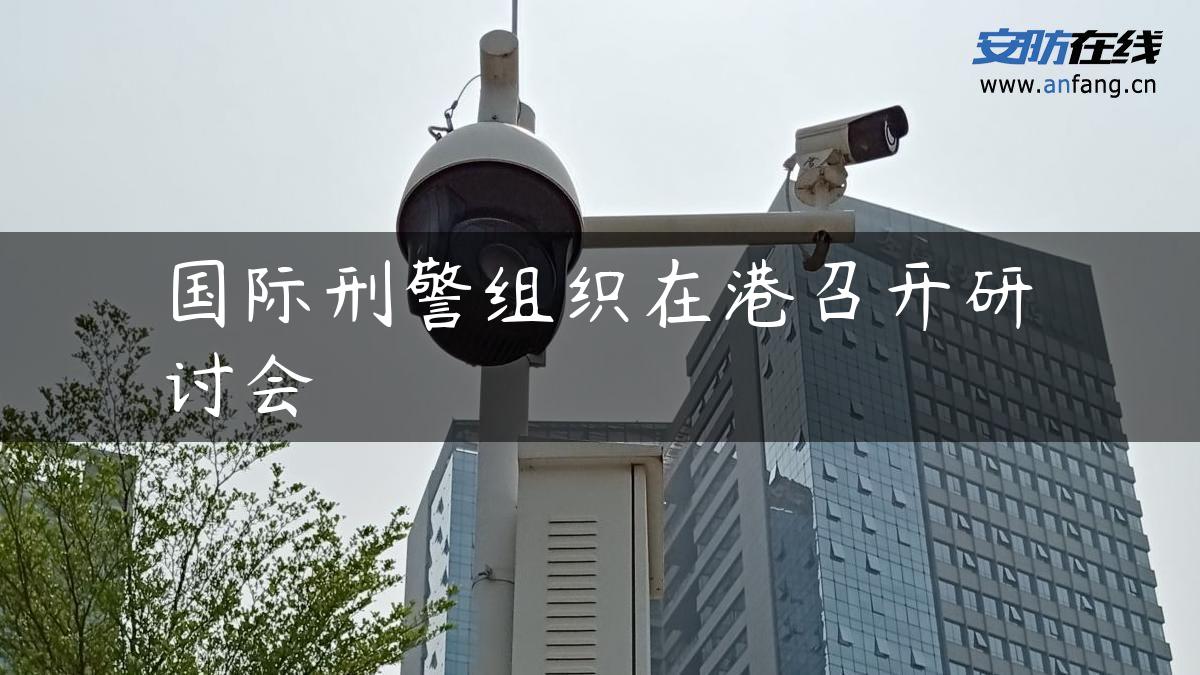 国际刑警组织在港召开研讨会