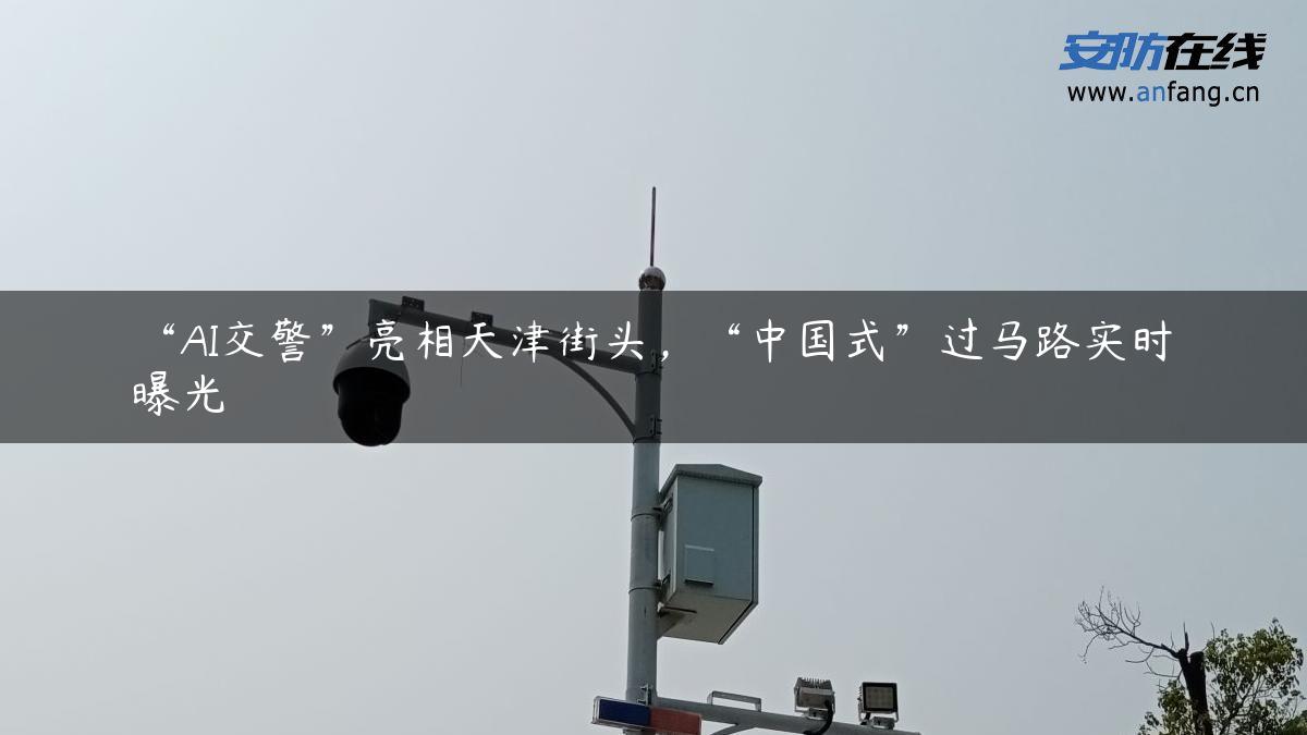 “AI交警”亮相天津街头，“中国式”过马路实时曝光