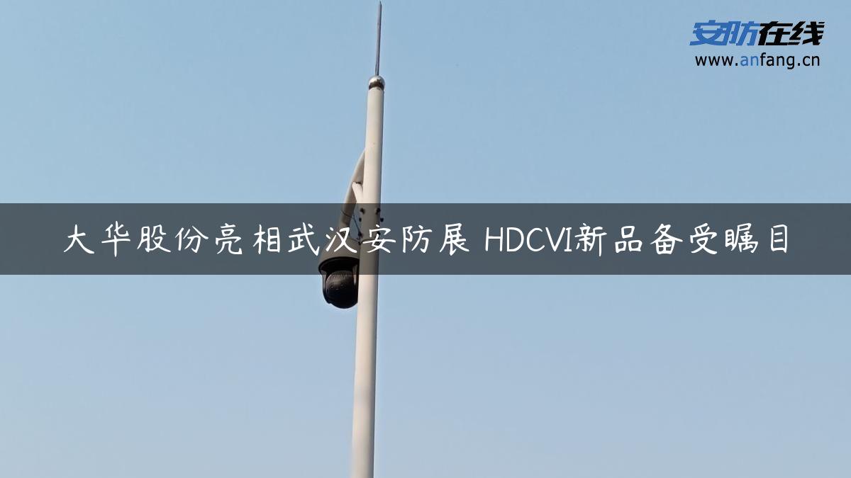 大华股份亮相武汉安防展 HDCVI新品备受瞩目