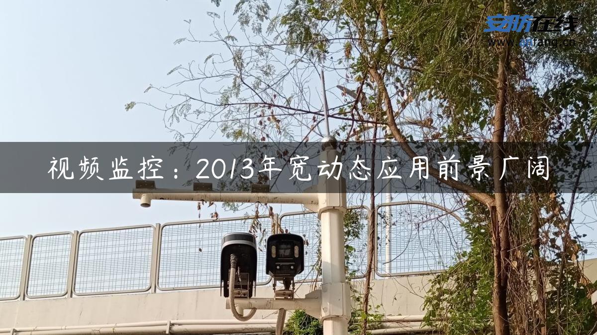 视频监控：2013年宽动态应用前景广阔