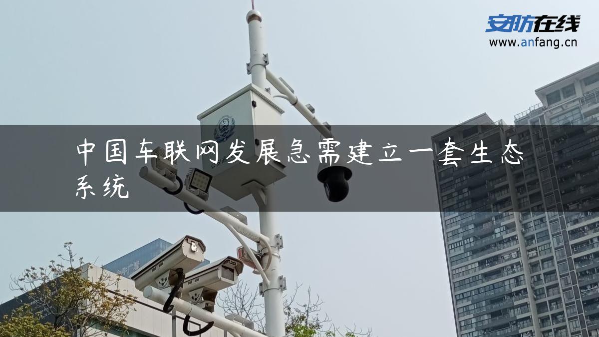 中国车联网发展急需建立一套生态系统