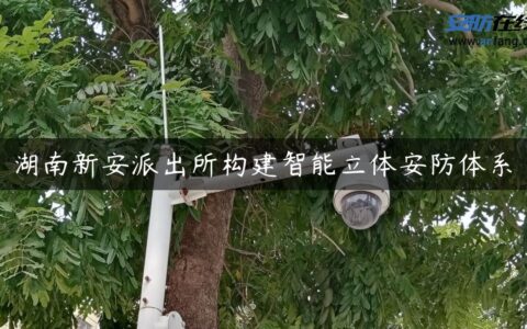 湖南新安派出所构建智能立体安防体系