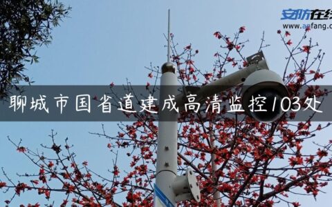 聊城市国省道建成高清监控103处