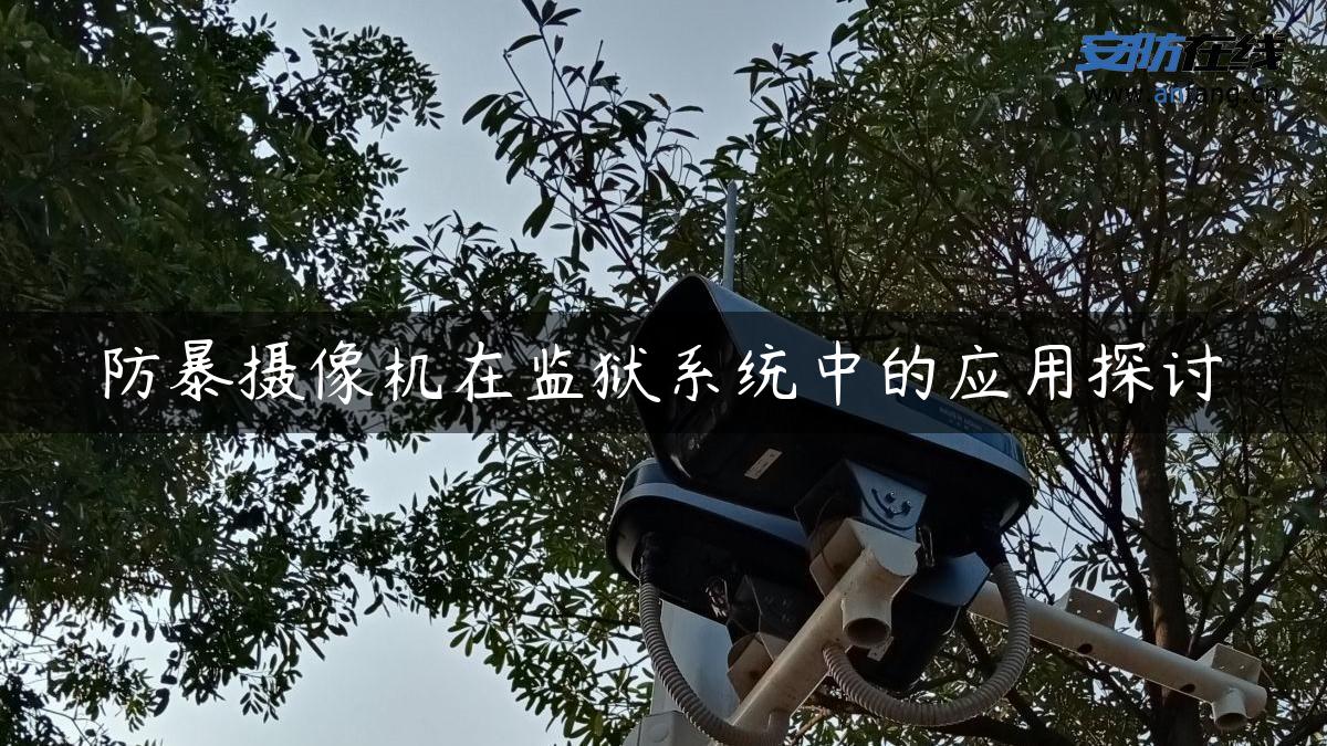 防暴摄像机在监狱系统中的应用探讨