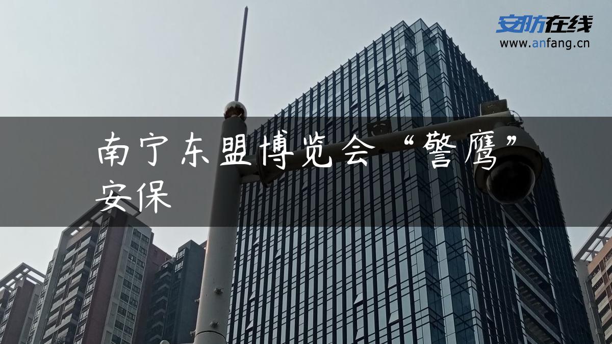 南宁东盟博览会“警鹰”安保