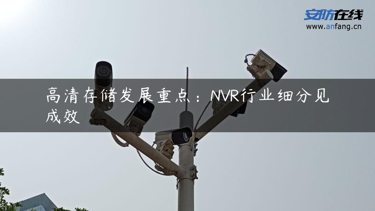 高清存储发展重点：NVR行业细分见成效