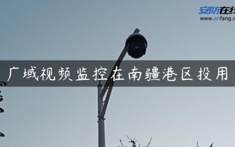 广域视频监控在南疆港区投用