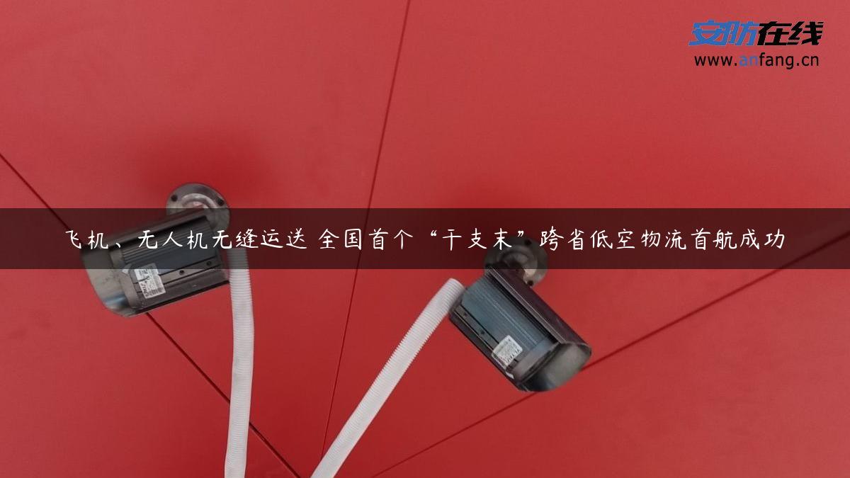 飞机、无人机无缝运送 全国首个“干支末”跨省低空物流首航成功