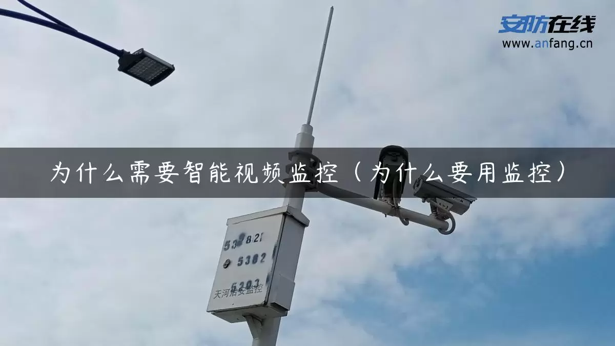 为什么需要智能视频监控（为什么要用监控）