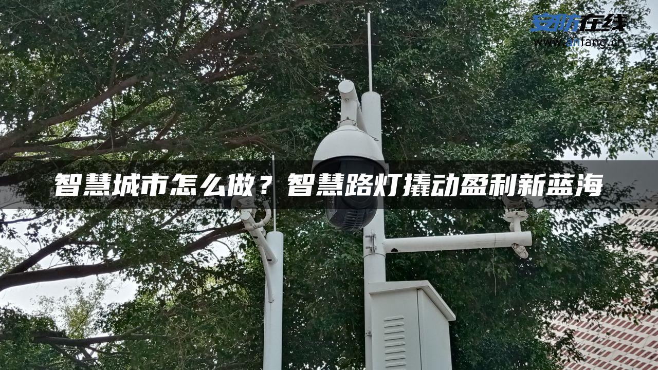 智慧城市怎么做？智慧路灯撬动盈利新蓝海