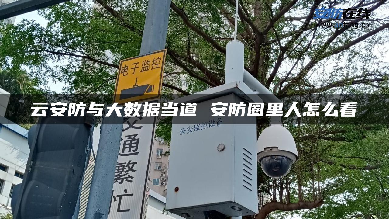 云安防与大数据当道 安防圈里人怎么看