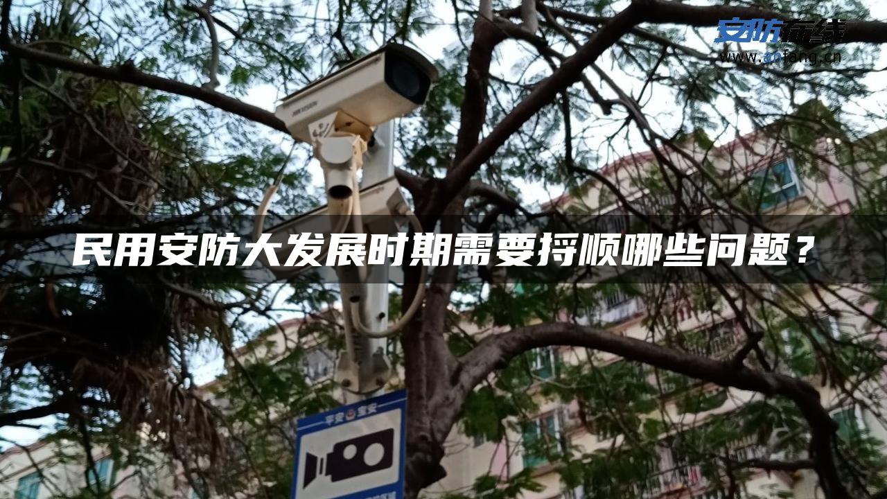 民用安防大发展时期需要捋顺哪些问题？