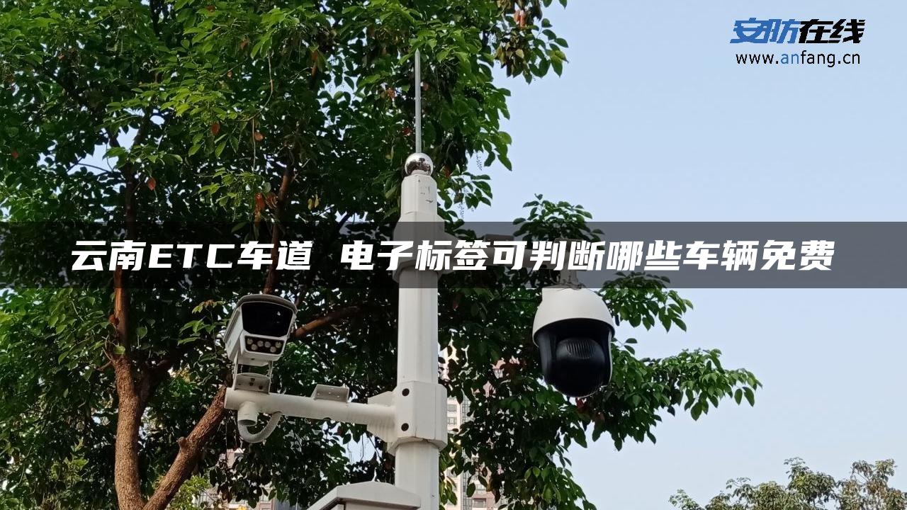 云南ETC车道 电子标签可判断哪些车辆免费