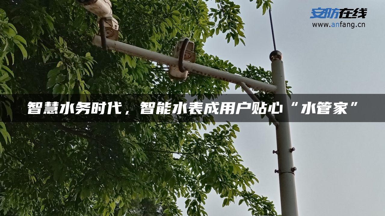 智慧水务时代，智能水表成用户贴心“水管家”