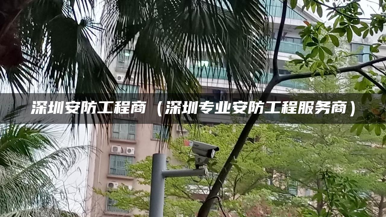 深圳安防工程商（深圳专业安防工程服务商）