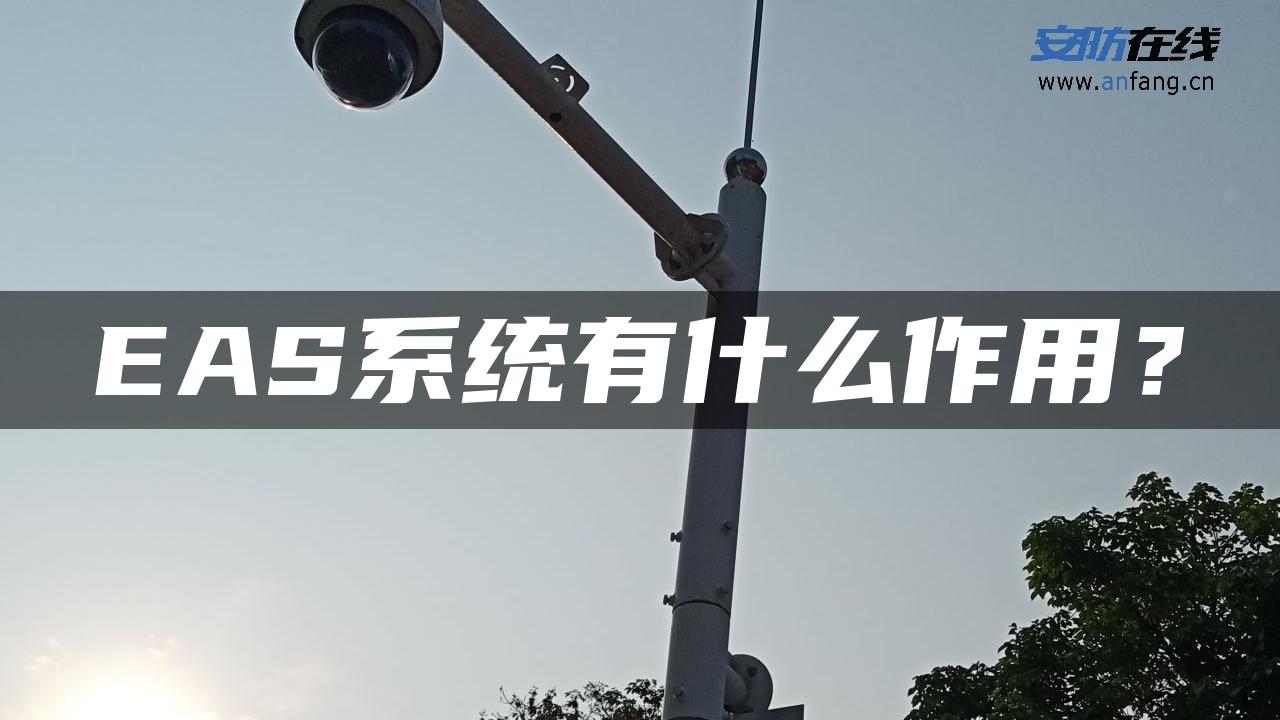 EAS系统有什么作用？