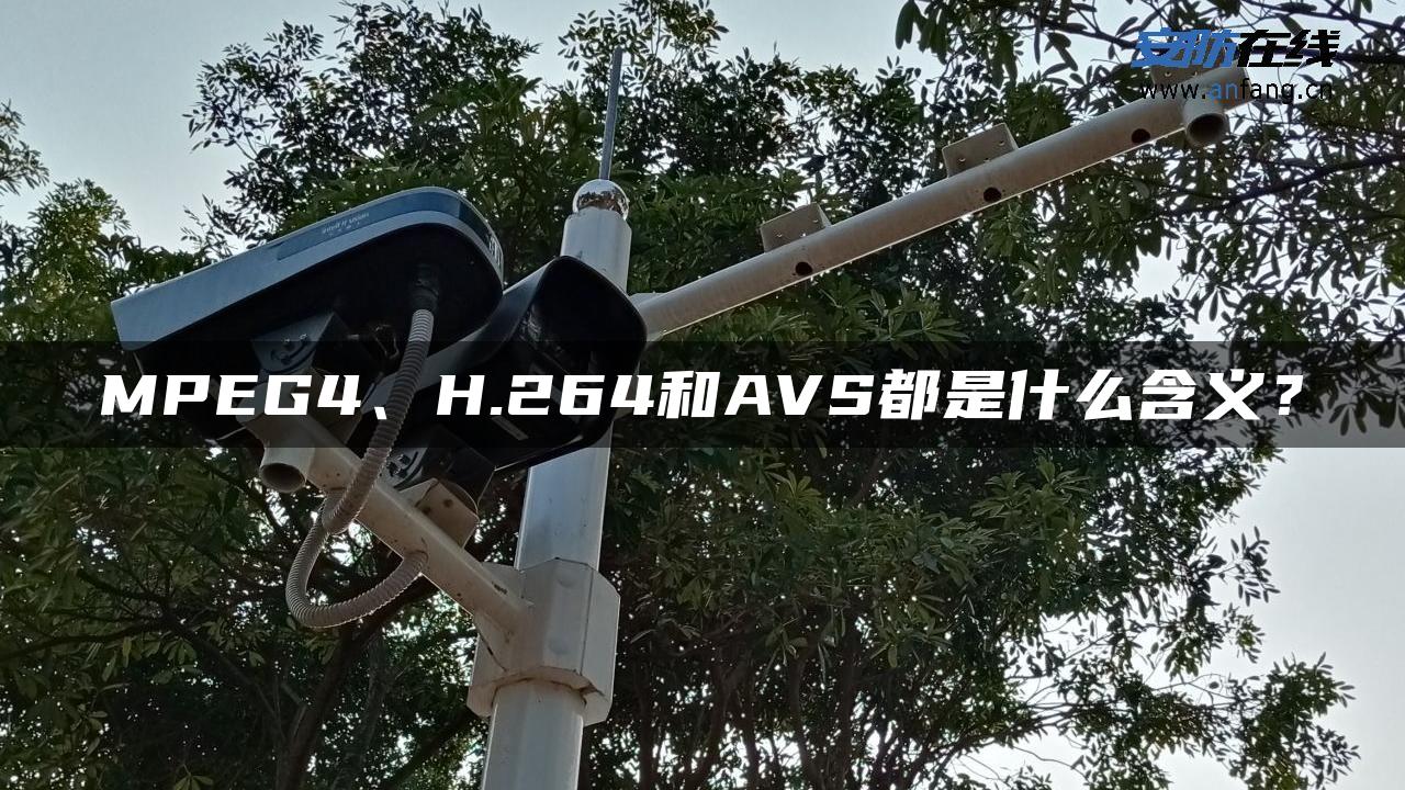 MPEG4、H.264和AVS都是什么含义？