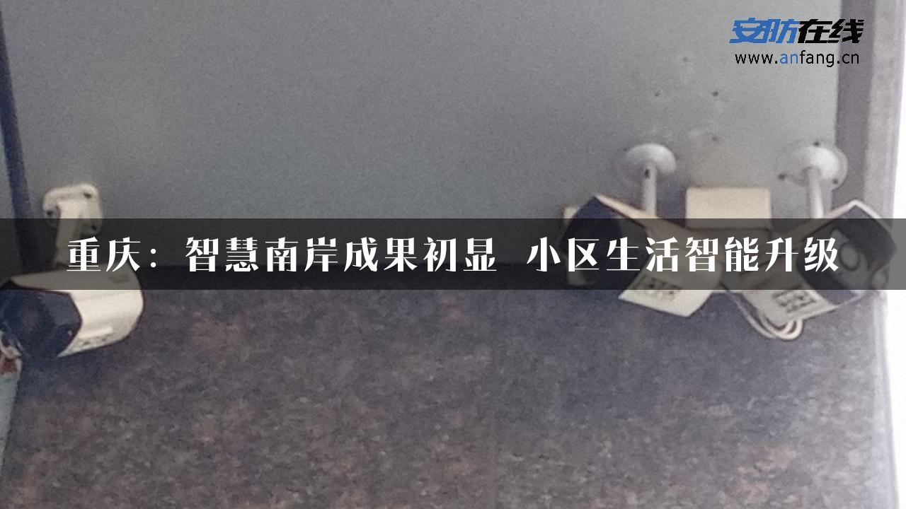 重庆：智慧南岸成果初显 小区生活智能升级