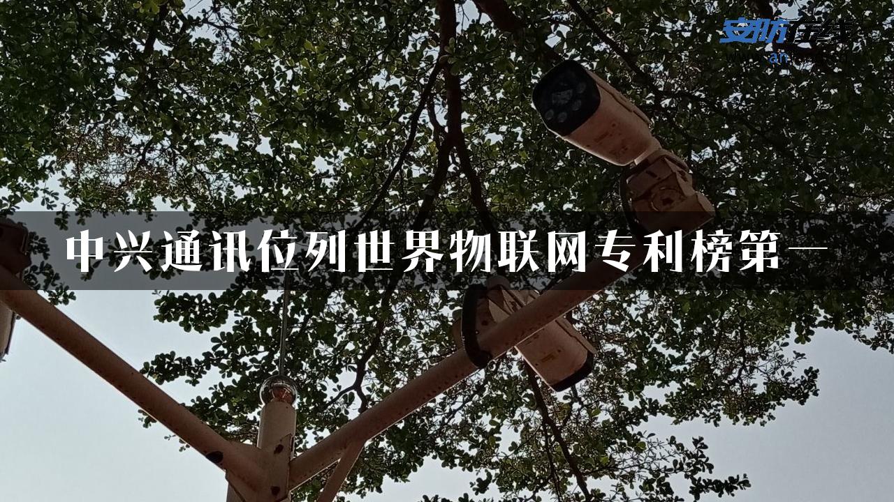 中兴通讯位列世界物联网专利榜第一