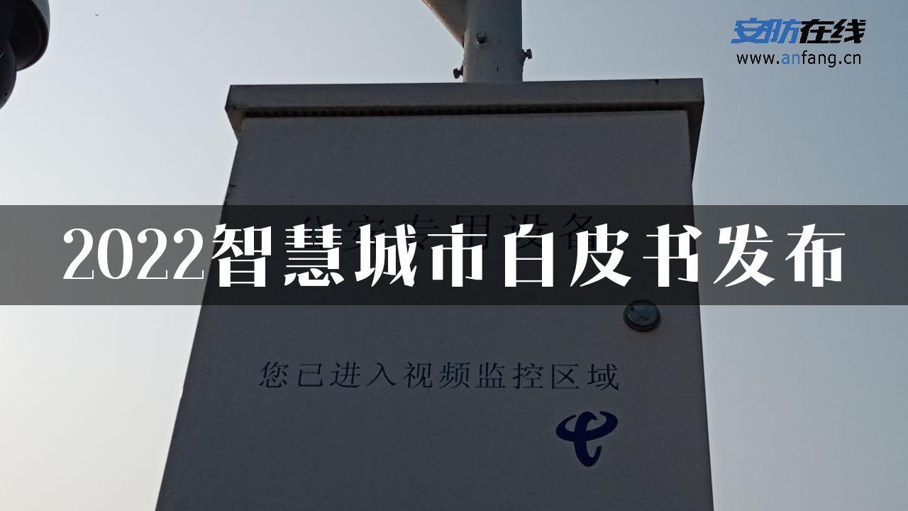 2022智慧城市白皮书发布