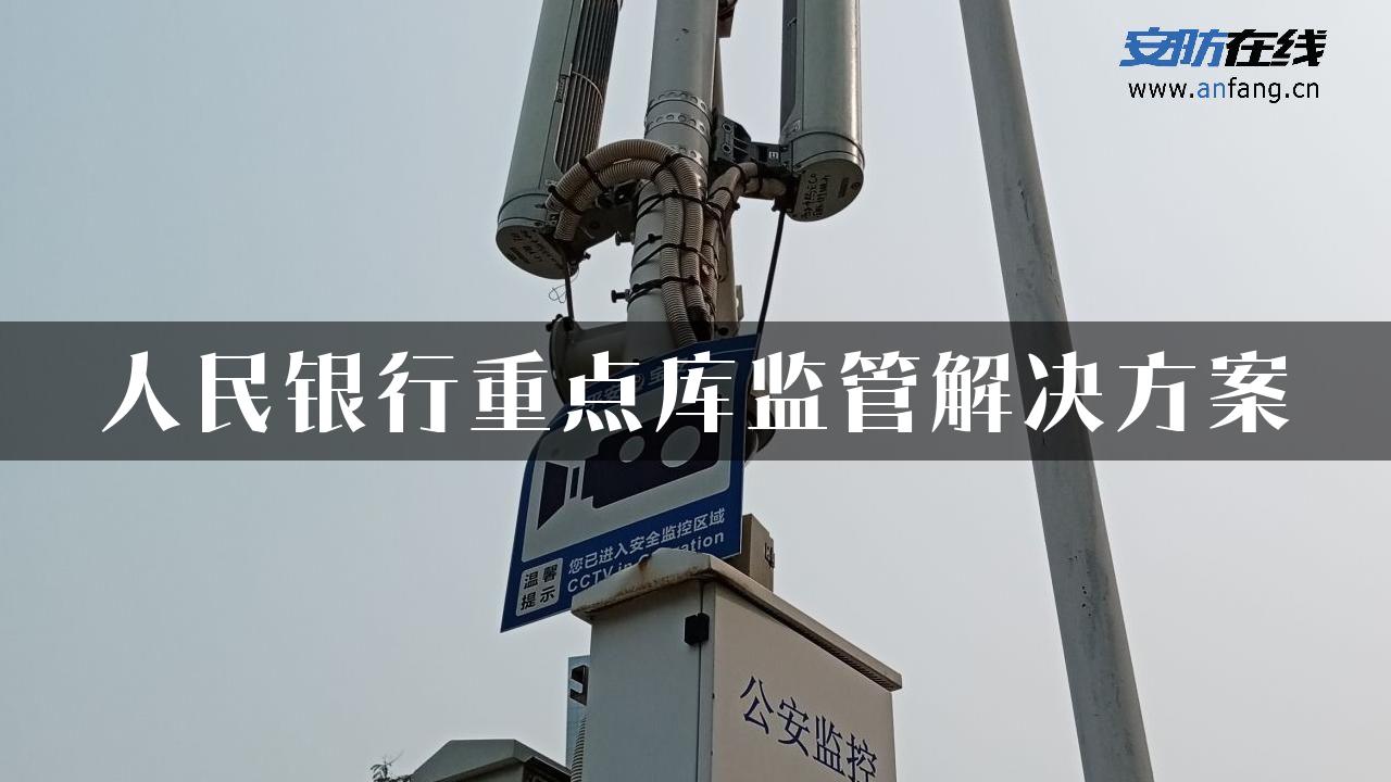 人民银行重点库监管解决方案