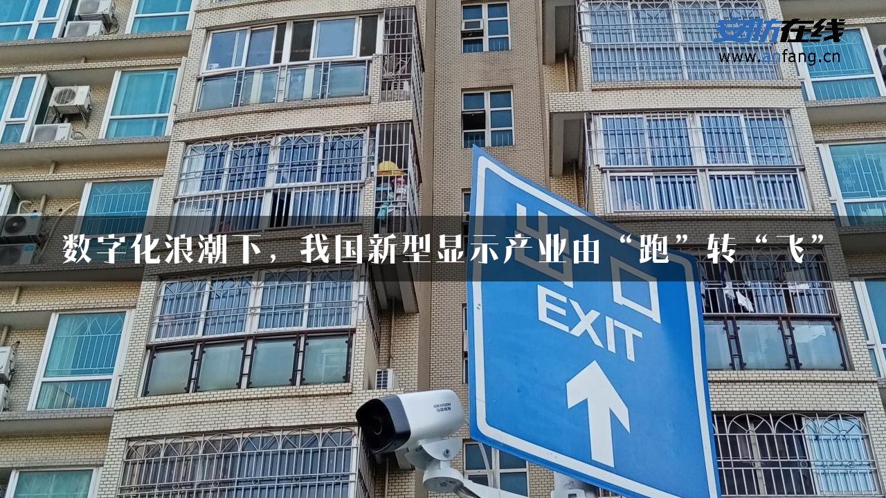 数字化浪潮下，我国新型显示产业由“跑”转“飞”