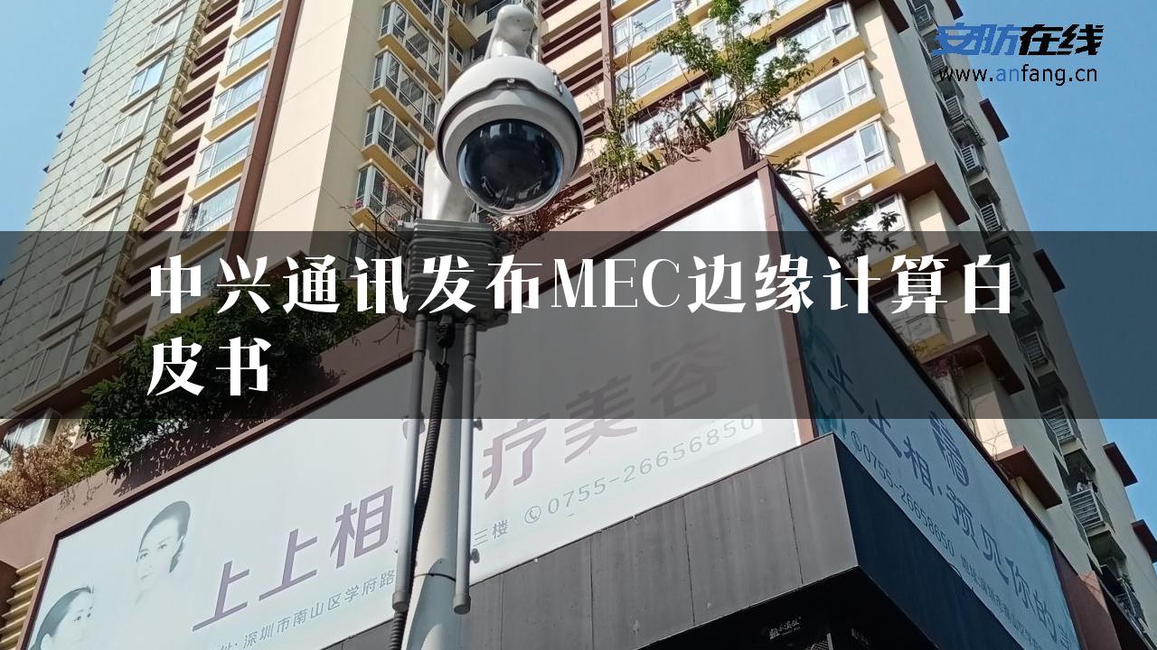 中兴通讯发布MEC边缘计算白皮书