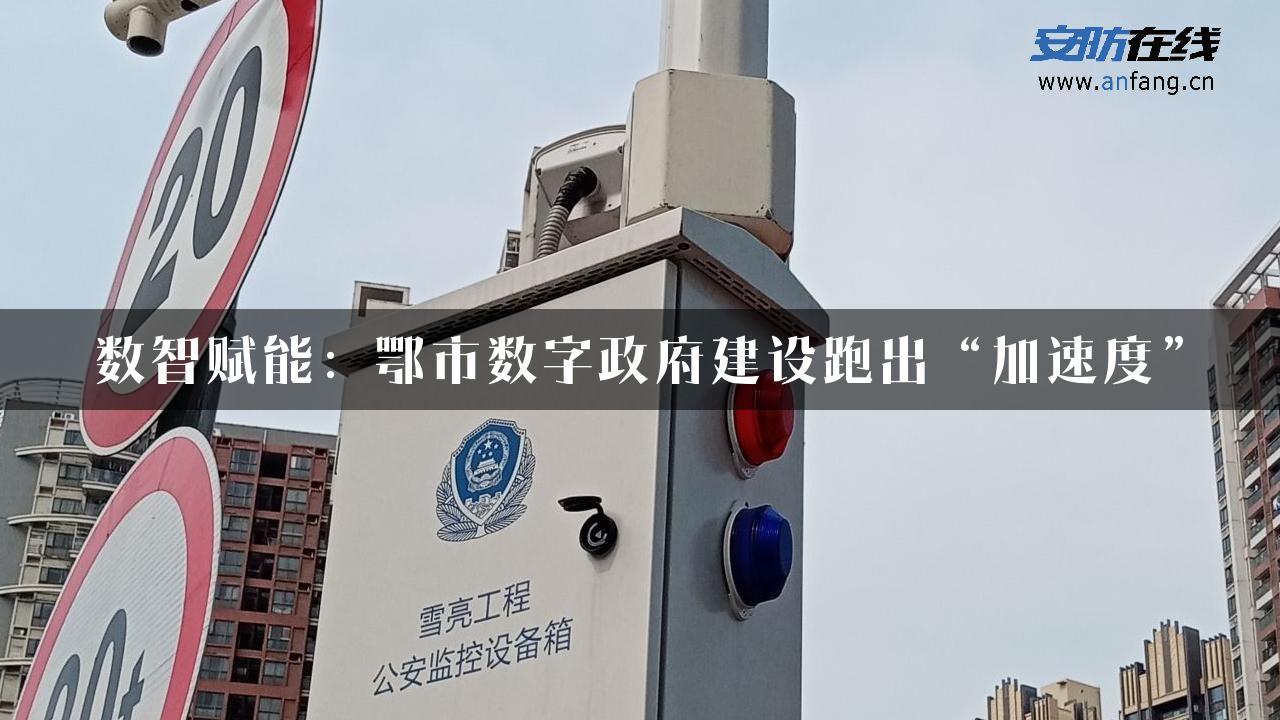 数智赋能：鄂市数字政府建设跑出“加速度”