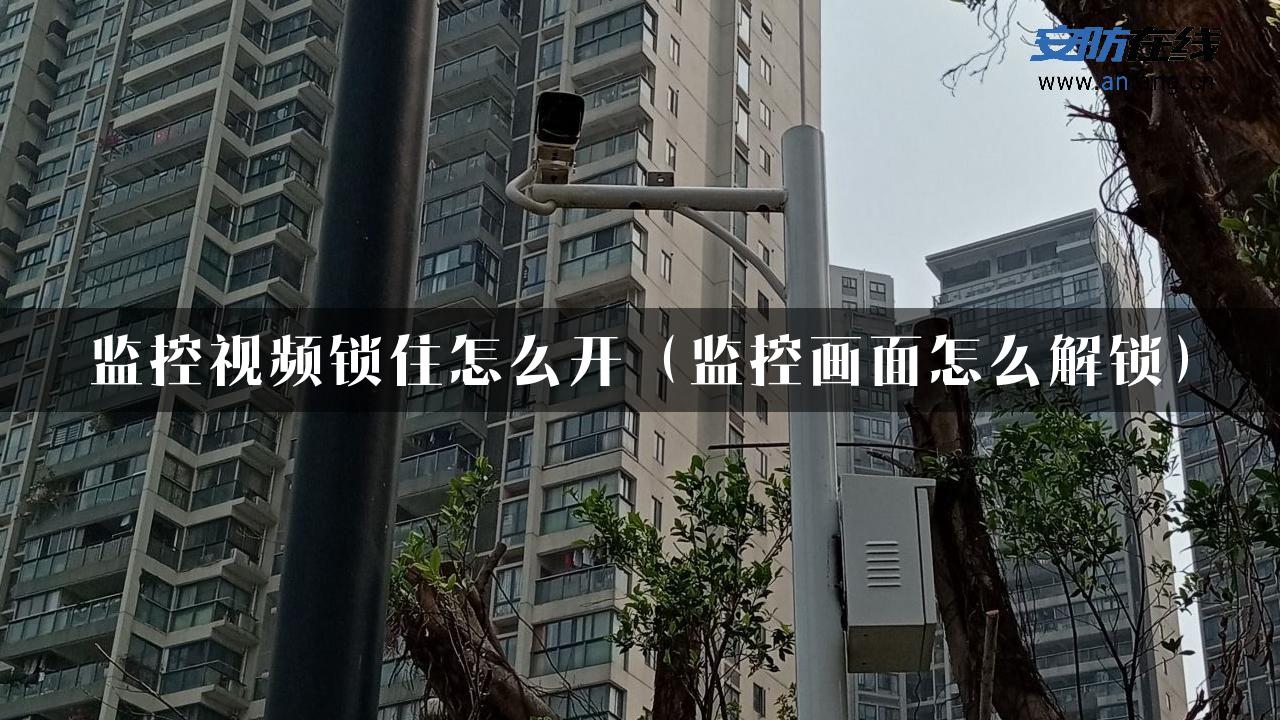 监控视频锁住怎么开（监控画面怎么解锁）