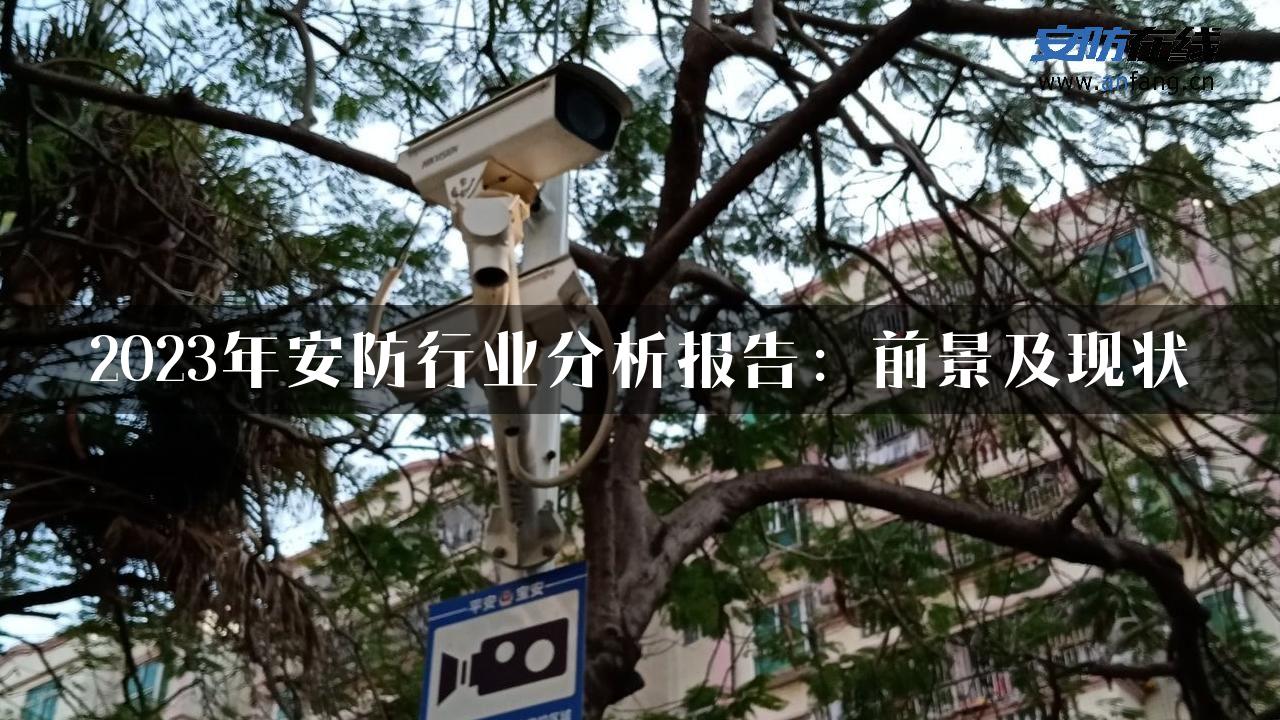 2023年安防行业分析报告：前景及现状