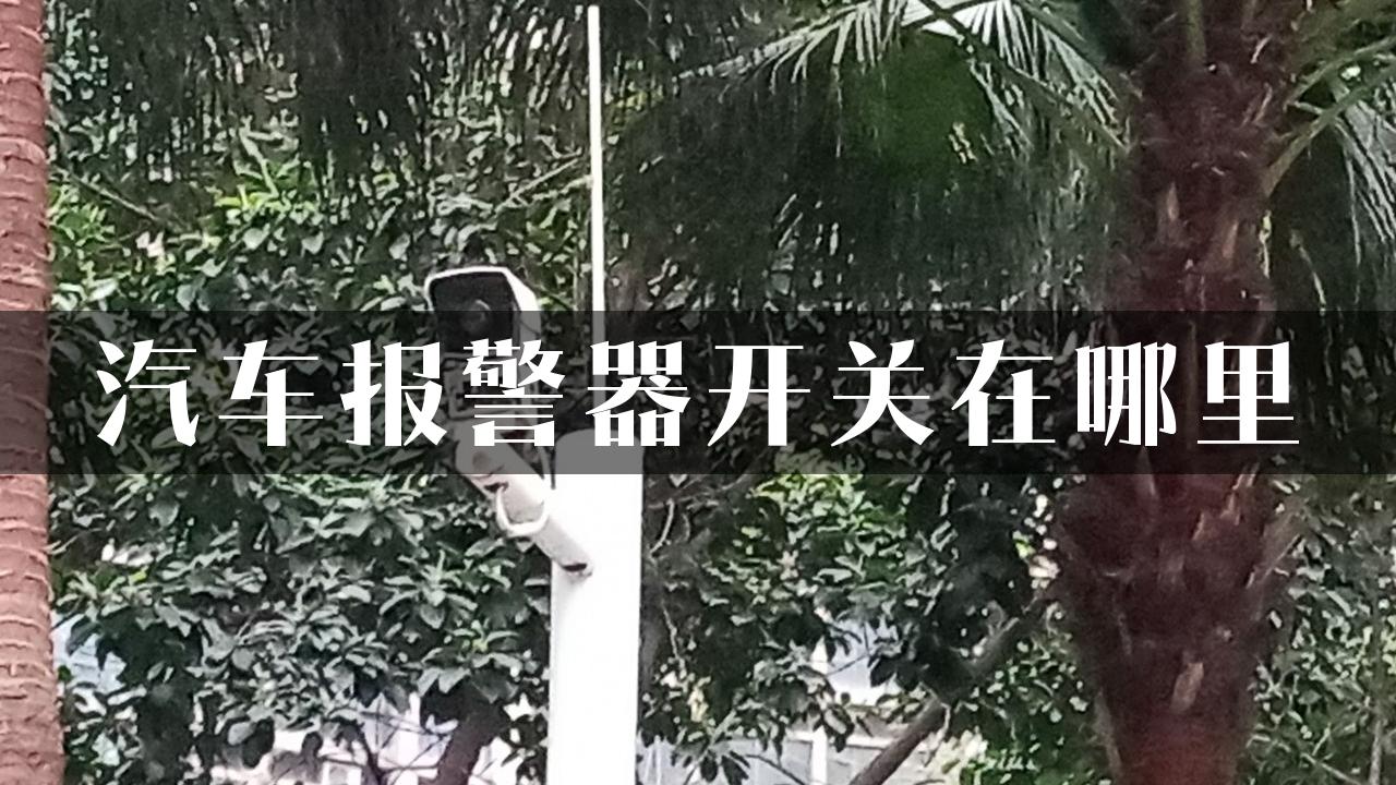 汽车报警器开关在哪里